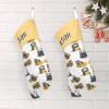 Construction Tractor Truck Christmas Stocking