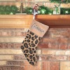 Leopard Print Christmas Stocking