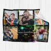 B-122-5 FR Joyeux Anniversaire Papa Blanket