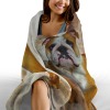 Bulldog Art English Bulldog Lovers Fleece Blanket Throw Blanket