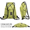 Yellow Volleyball Drawstring Backpack