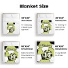 Soccer Print Flannel Blanket
