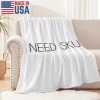 需要设计 Flannel Blanket Made In USA