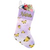 Yellow Butterflies Christmas Stocking
