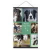 Pet Dog Friend Photo Magnetic Light Wood Wooden Frame Hanger for Photo