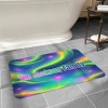 Green Pink Blue Galaxy Doormat