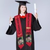 Red Black Graduation Stole