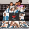 L-B283-8 love Black Blanket