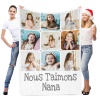 B209-9 FR Nous T'aimons Nana Blanket