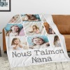 B209-9 FR Nous T'aimons Nana Blanket