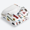 Train Pattern Little Boy First Name Choo Choo Kids Fleece Blanket Throw Blanket