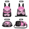 Cheer Cheerleader Pink Drawstring Backpack