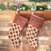 Basketball Pattern Christmas Stocking