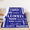 ALIOOTYU Thickened Flannel Blanket Horizontal Version