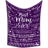 B-BA001 ifungift Mom Purple Blanket