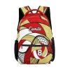 Volleyball Red Gold All Over Print Children S Backpack